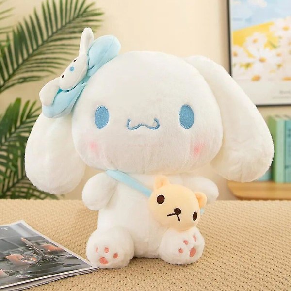 Kawaii Sanrio Kuromi My Melody Cinnamoroll Kosedyr 40/50cm Myk Plysj Pute Anime Figur Tegneserie Rom Innredning Barn Leker Gif [DB] Kuromi 50cm