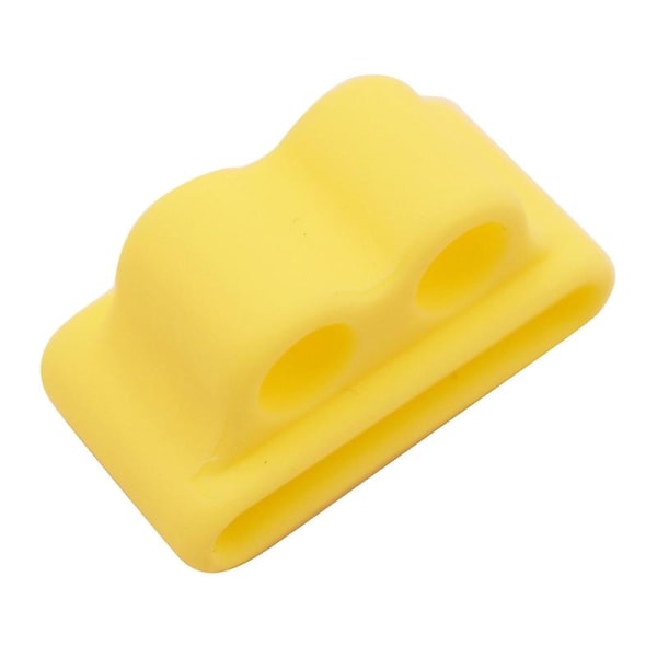 Myk silikon anti-tappet beskyttelsesdeksel Klokkeholder for Airpods 1/2 Jikaix Yellow