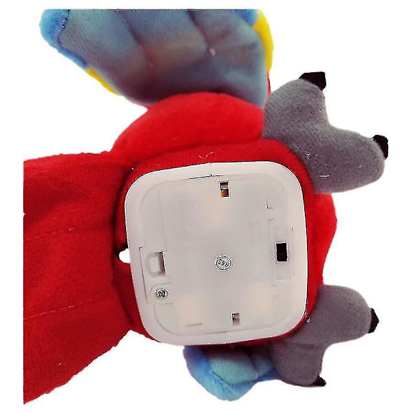 Talande papegoja upprepar vad du säger plyschdjur leksak elektronisk papegoja för barn present db red