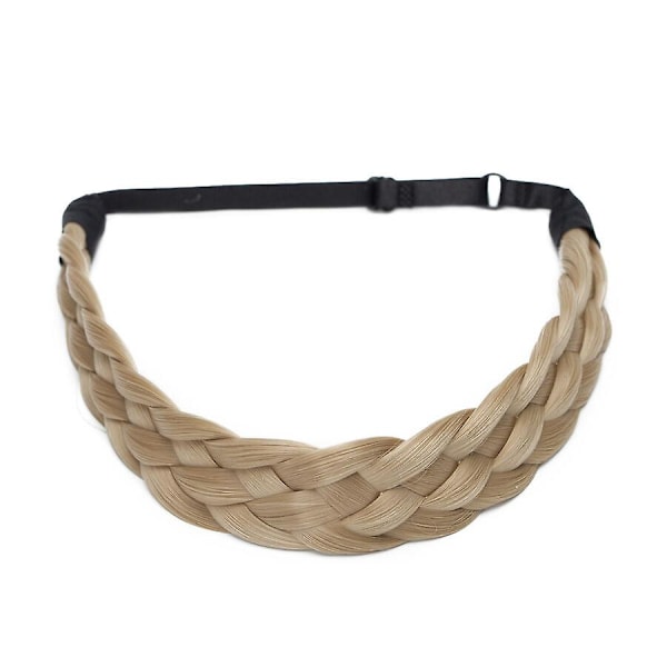 Tjockt Flätat Elastiskt Hårband Håraccessoar För Kvinna [db] ash&blond