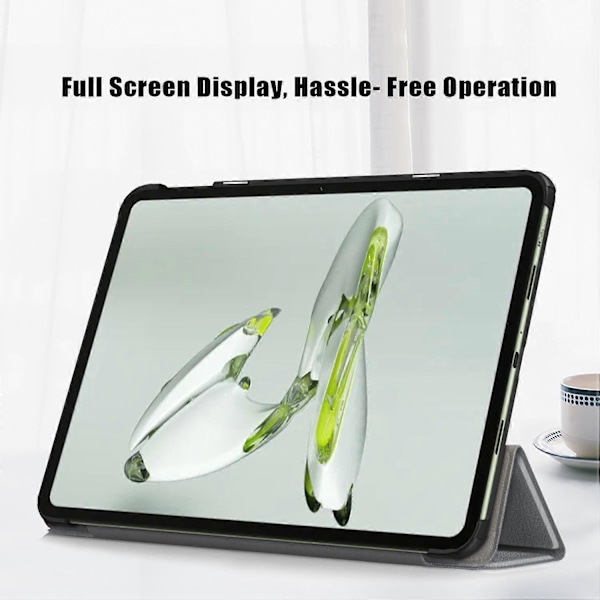 Smartfodral för OnePlus Pad Go/Oppo Pad Air 2/Pad Neo PU Läder Trefaldigt Ställ Tablet Skydd [DB] Multicolor Style C