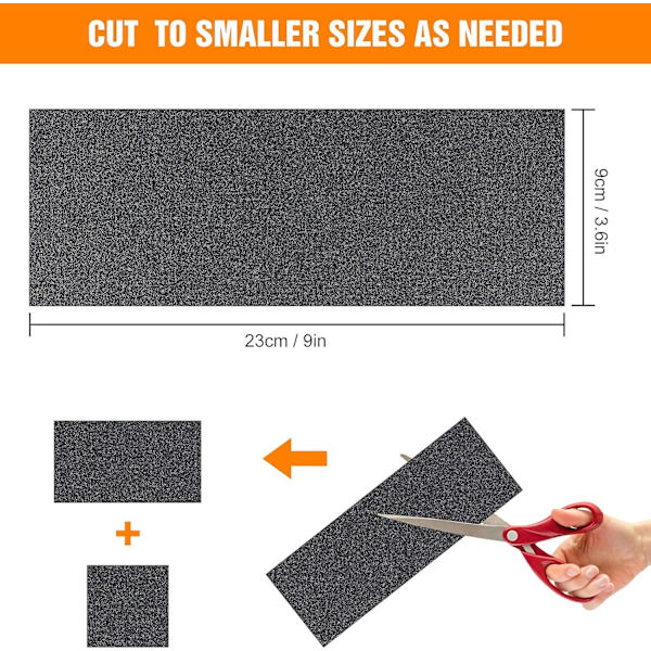 Hiekkapaperi, 120 - 3000 grit vesi/kuiva hiekkapaperi 9 x 3,6 tuumaa, käytetään metallin, puun, autojen, Wet42-paperin kiillotukseen