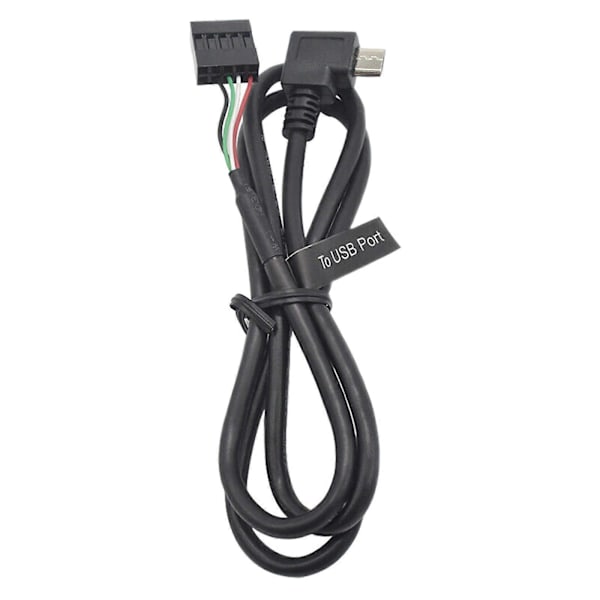 Länk USB-kabel Sladd Tråd För Nzxt Kraken X73 X53 X63 CPU Vattenkylare Svart [Db] Straight Connector