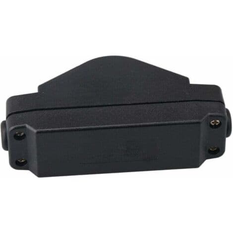 IP65 Knap Inline Ledningsafbryder Vandtæt Sort Tænd/Sluk-afbryder 30A 220V[DB] Black / Silver