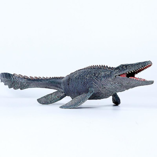 Stor Mosasaurus Leksak, Realistisk Djuphavsmonster Plast Djurmodell Db Gray 38*11*6.8cm