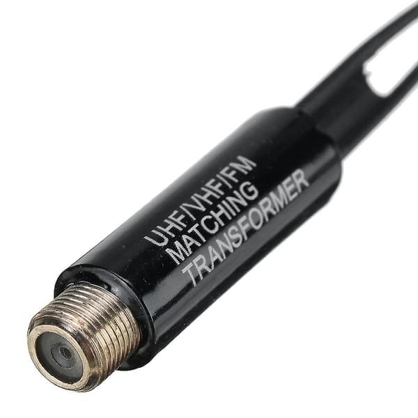 10 stk. UHF VHF FM 75-300 Ohm TV-antenneadapter Matchende transformer Koaksialkabel [DB]