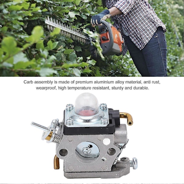 Forgasserutskifting for Husqvarna 122 HD60 HD45 Trimmer - Aluminiumlegering 523 01 24-01{ DB}