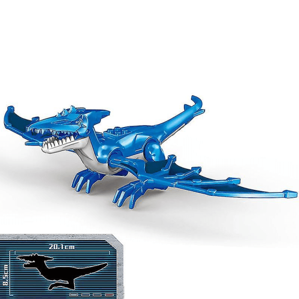 1 st Jurassic Big Size Dinosaur Building Blocks T-rex Quetzalcoatlus Baryonyx Action Figures För Barn Leksaker Gåvor Db Pterosaur D