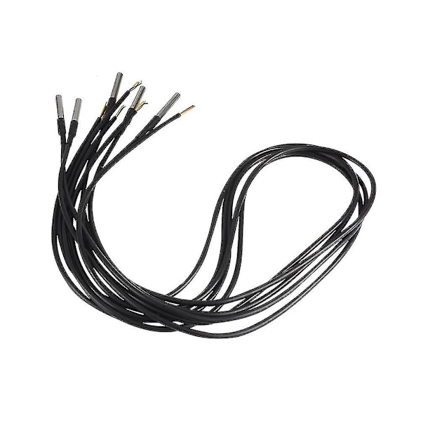 10 stk Vandtætte Ds18b20 Temperaturfølere, Digital Temperatur Termisk Kabel Temperatur (-55- + [DB]