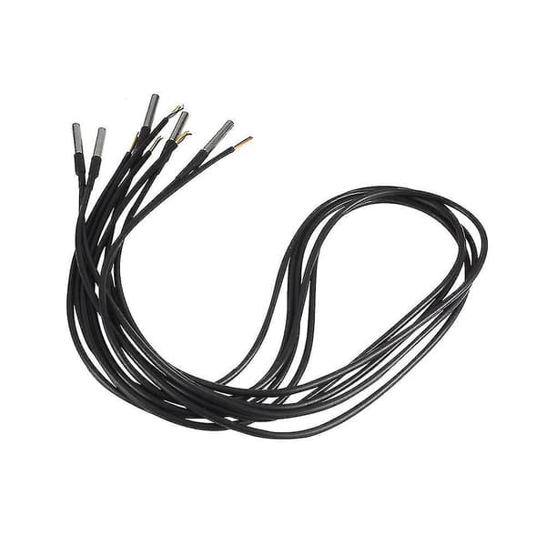 10 stk Vanntett Ds18b20 Temperatursensor, Digital Temperatur Termisk Kabel Temperatur (-55- + {DB}