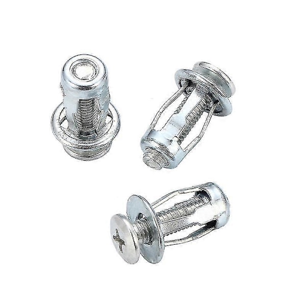 15 kpl M4 M5 M6 M8 Terälehtiniitit Mutteri Jack-mutterit Auton metalliruuvit Onttoon seinään Rautakuori Terälehtien mutterin laajennuslyhty [db] 15pcs M4
