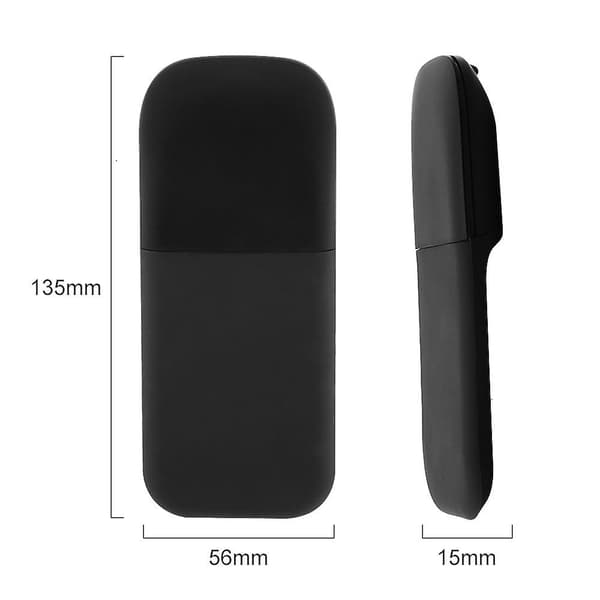Bluetooth tyst trådlös datormus Arc Touch Surface Mice Ultra Thin Laser Gaming Folding Mouse (FW) Matcha green