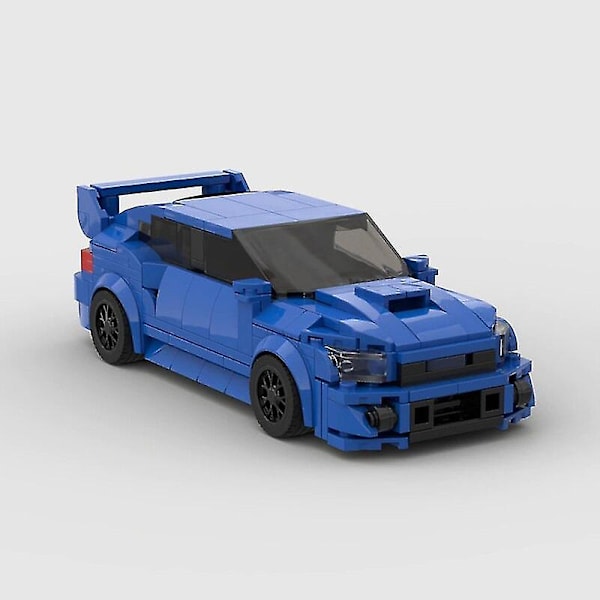 Brick Speed Champions Subaru Wrx Sti Rally Racing Sports Car Vehicle Racer Building Blocks Education Kids Toys For Boys Gift Db