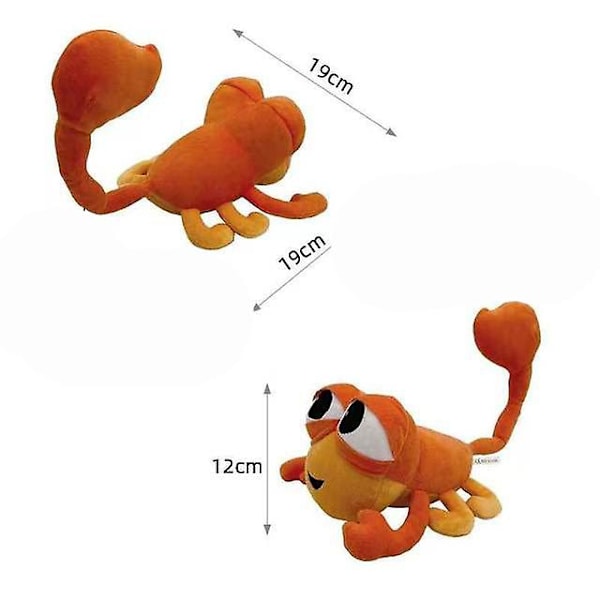 Uusi Back To The Outback -pehmolelu Elokuva Frank Maddie Pehmeä Piirretty Täytetty Koala Lisko Nukke Joululahja [DB] Scorpion 19cm