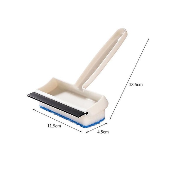 Double-sided Household Glass Shaving Tile Bathroom Cleaning Brush Window Wiper Squeegee Cleaning Mirror Tool 1pcs