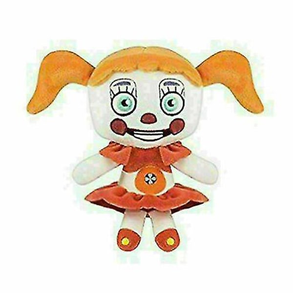 Five Nights At Freddy's Fnaf Horror Game Plys Legetøj Plysdyr Børn Julegave [DB] Circus Baby