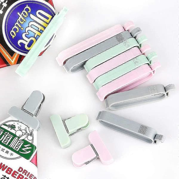 24 Styk Poseclips Forseglingsclips Plastikposer Poseclips Forseglingsclips Plastik Forseglingsclips Forsegl Cl db