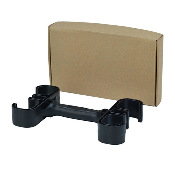 Kuntosalin vastuskuminauhakahva, kannettava kehon treeniin, pilatekseen, painonnostoon [DB] Black 24cmx13.6cmx3.8cm