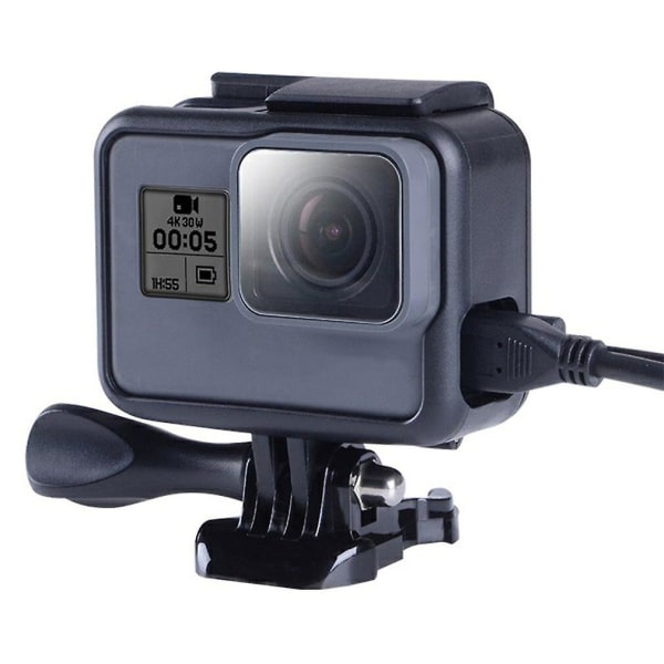 Beskyttende ramme til Gopro Hero 5/6/7 etui - ridsefast beskyttelse til kamera