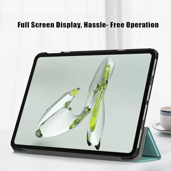 Smartfodral för OnePlus Pad Go/Oppo Pad Air 2/Pad Neo PU Läder Trefaldigt Ställ Tablet Skydd [DB] Multicolor Style E