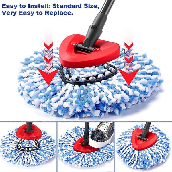 Spin Mop Erstatningsbase Kun For Ocedar Rinseclean 2 Tank System Spin Mop Hoder Erstatningsbase For O Cedar Mop Erstatt Hode [db] Red Mop Base