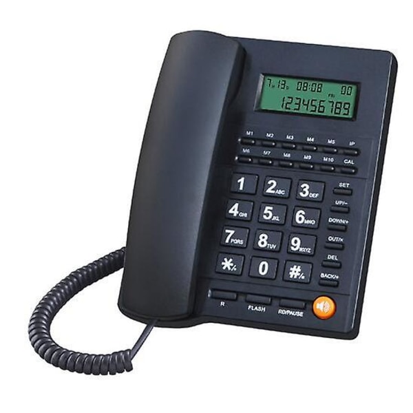 Bordtelefon Husholdningstelefon For Seniorer Stor knap Fastnettelefon