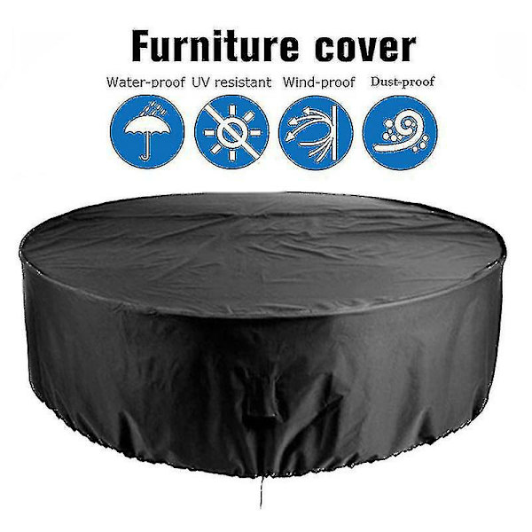 Vanntett utemøbeltrekk for runde bord, anti-bleking Fi [DB] 128*71cm