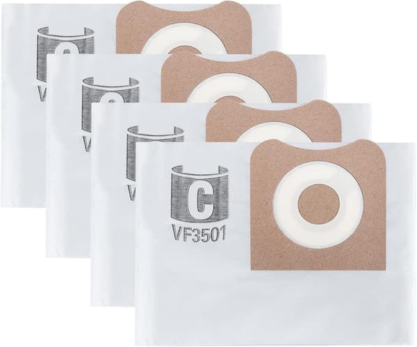 4-pack Ridgid Vf3501 filterpåsar för Ridgid Shop Vac & Workshop