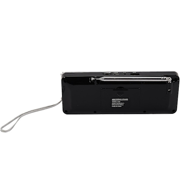 Y-618 Mini FM-radio Digital Bärbar Dubbel 3w Stereo Högtalare Mp3 Audiospelare Hög Fidelity Ljudkvalitet W/ 2 Tums Display Skärmstöd Usb-enhet T