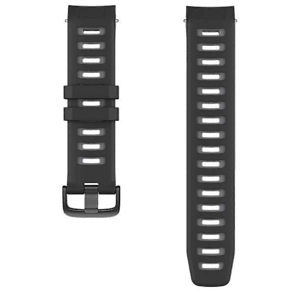 Til Garmin Instinct Silikone Urrem [DB] Black Grey