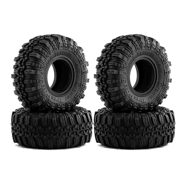 1,0 tum mjuka däck 25x57 mm för 1/18 Rc Crawler Car Axial Scx24 Trx4m Ax24