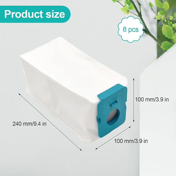 8 kpl pölynimuripusseja Samsung Bespoke Jet Cleaning Station db:lle