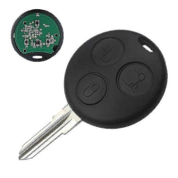 433.92mhz 3 Knapper Smart Fjernbetjeningsnøgle Til Benz Smart Fortwo Forfour Roadster Zekai [DB]