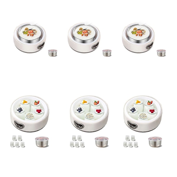 Ultimativ Probiotisk Yoghurtmaskine med Justerbar Temperatur og Tidsstyring [db] EU Plug