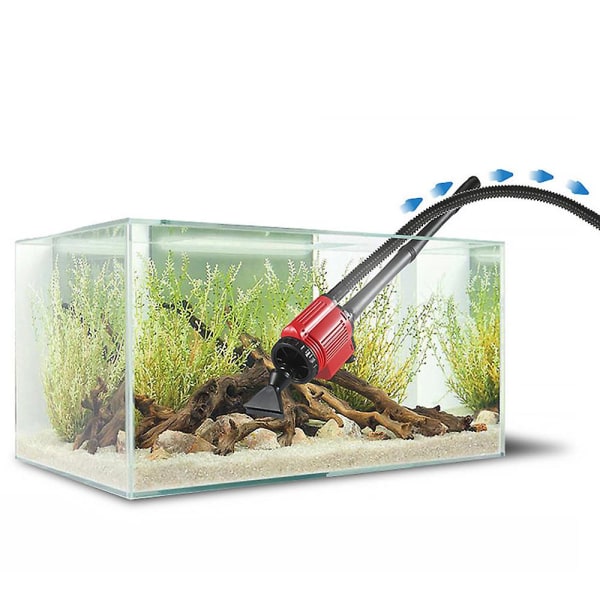 Akvaarion soranpuhdistin - päivitetty versio automaattinen akvaariovedenvaihtaja, jossa on 4 erittäin pitkää putkea / vedenvaihtaja / hiekkapuhdistin / vesivirtaus / kalasäiliö