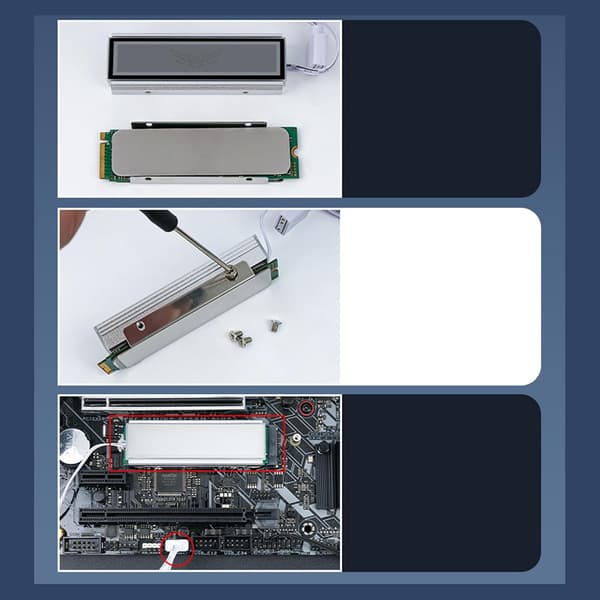 Harddisk-køler, lydløs radiator med skridsikker base, eksternt køleventilator-tilbehør, bærbart varmeafledningsværktøj, til computer, bærbar computer[DB] White