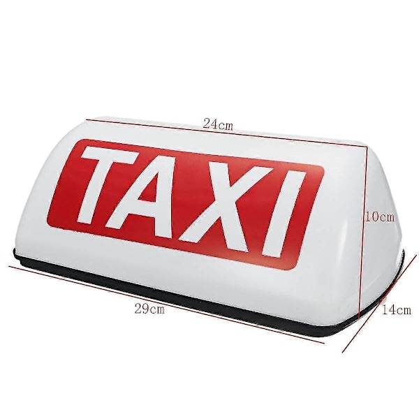Vanntett 12V Gul LED Taxi Signal Lampe med Magnetisk Base [db] Yellow