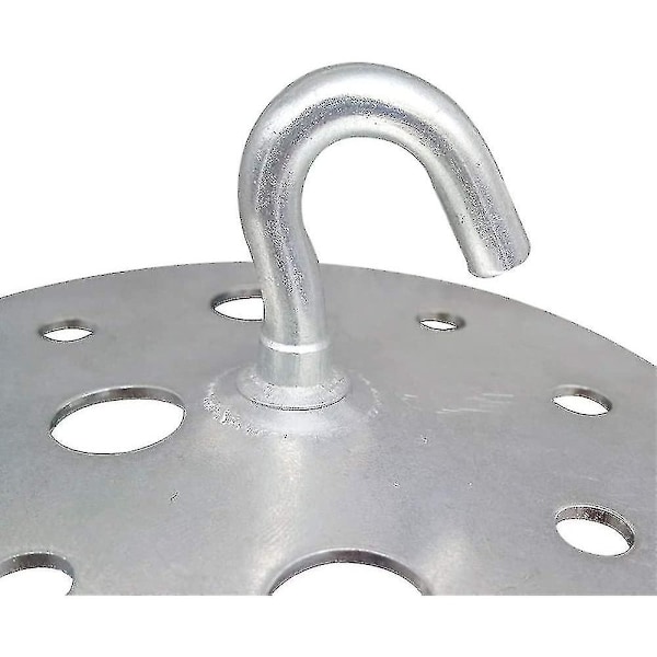 Metallista pyöreäpohja kattokoukku 90mm Raskaaseen käyttöön tarkoitettu riippuvalaisimen koukku, 2 kpl YT[ [DB]