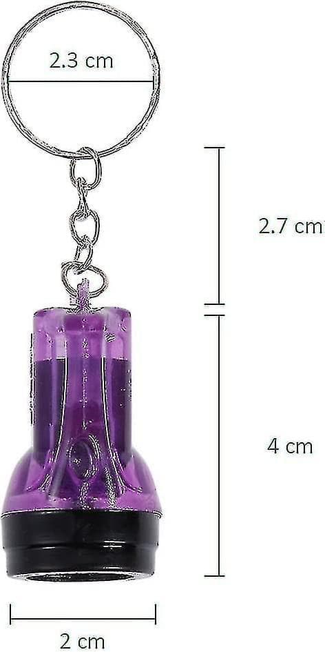 24 kpl Avaimenperä Taskulamppu Mini Lamppu 4cm Lahja [DB]