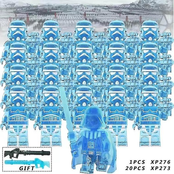 21 stk. Star Wars Clone Troopers Børnegave Legetøj db Star Troopers-14