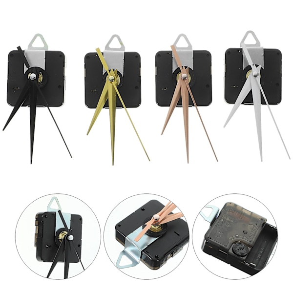 4 Set Reparationsurverk, Utbytbara Klockmekanismer, Klockrörelsekit [DB] 12X0.7CM