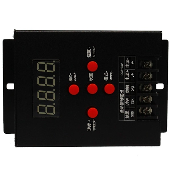 Led-controller Ws2811/2812/1903 Fuld Farve Lys Med Mini T-500 Controller Fuld Farve Intelligent [DB]