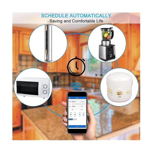 Smart Switch Wifi Lysbryter Modul Bluetooth Trådløs Fjernkontroll, 1/2 Veis 16a db