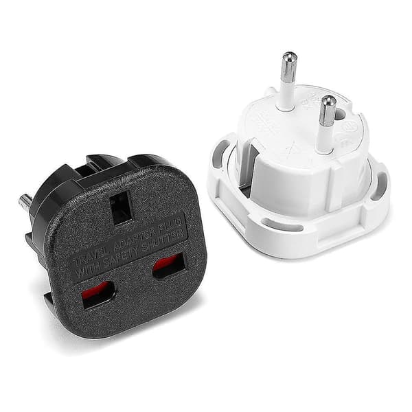 1 stk Universal UK til EU Stikadapter