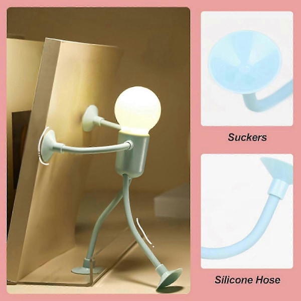 Formbar Morsom Sportsmann Nattlampe, DIY Form Nattlamper, God Gave [DB] colour mixture