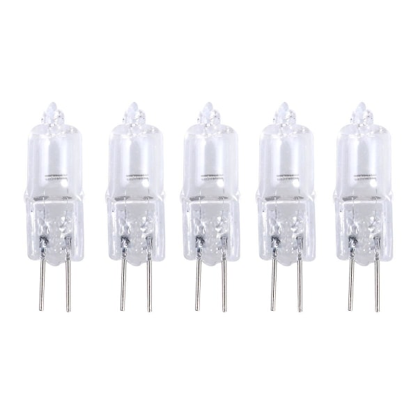 5 stk 5w 12v 2900k G4 Base Bi-pin Krystalllampe Halogenpærer For Skapbelysning Spotlight [DB]