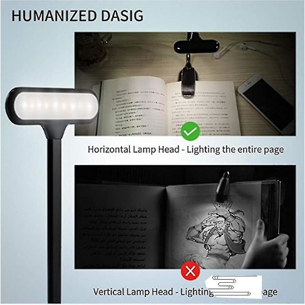 Mini kannettava kirjalampun, Led-musiikkileikkurilamppu, Lukemisen silmäsuojaleikkurilamppu, Usb-latausleikkurilamppu [DB]