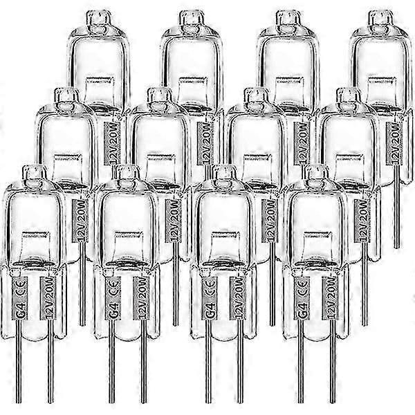 G4 halogenlamper [DB] 10W 12pcs