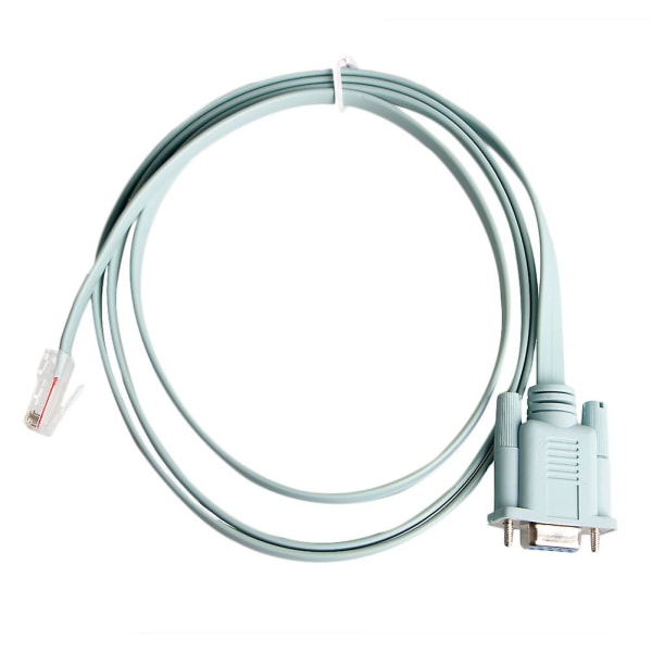 Konsolikaapeli Rj45 Cat5 Ethernet - Rs232 Db9 Com -portti Sarja Naaras Reitittimet [DB]