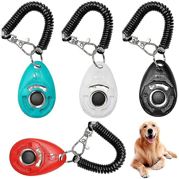 Professionell 4-pack Hundträning Klicker db